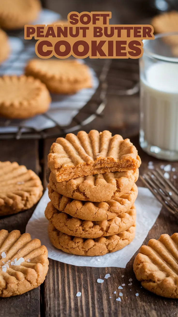 Soft Peanut Butter Cookies