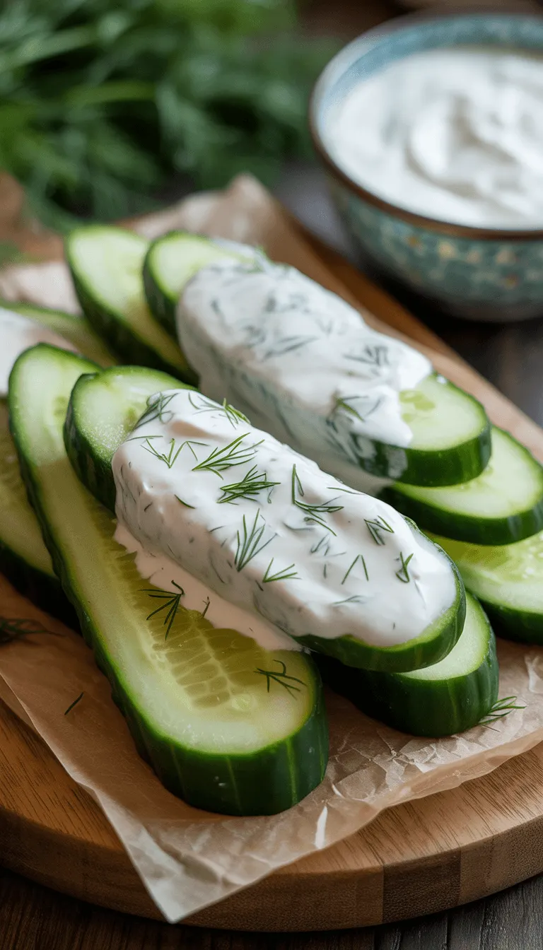 Sour Cream Cucumbers – Refreshing & Creamy Salad