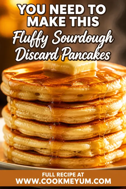 Sourdough Discard Pancakes Fluffy – Ready in 20 Min