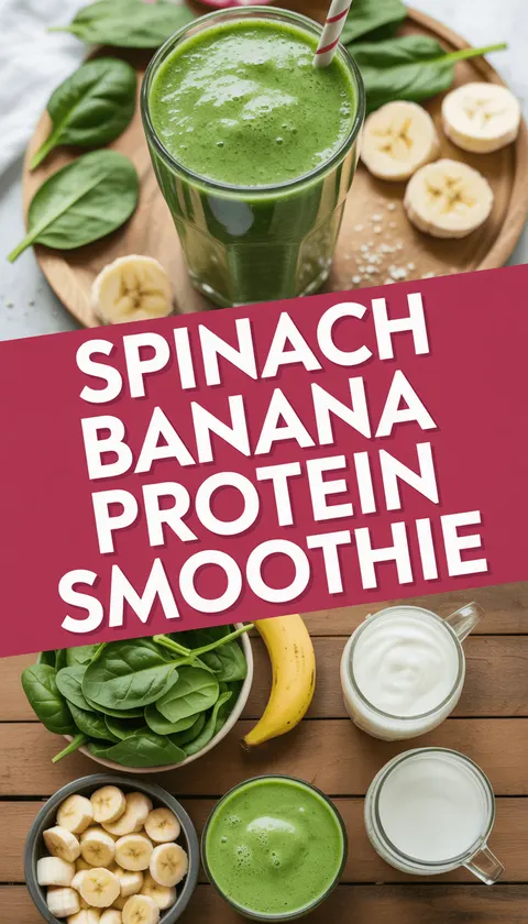 Spinach Banana Protein Smoothie – Energizing & Delicious!