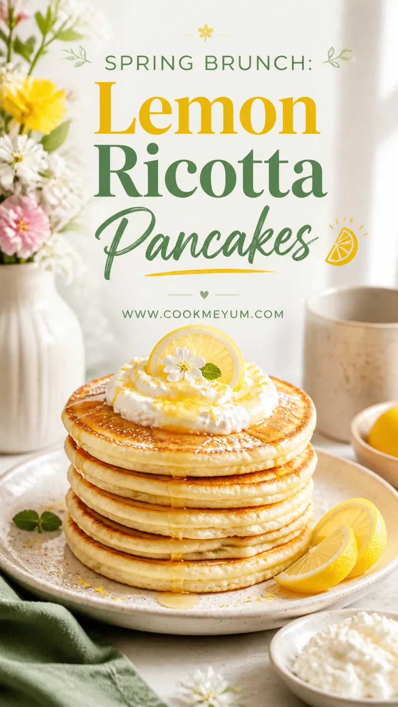 Spring Brunch: Lemon Ricotta Pancakes