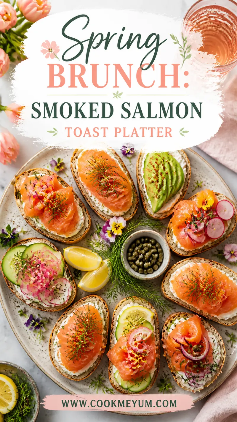 Spring Brunch: Smoked Salmon Toast Platter