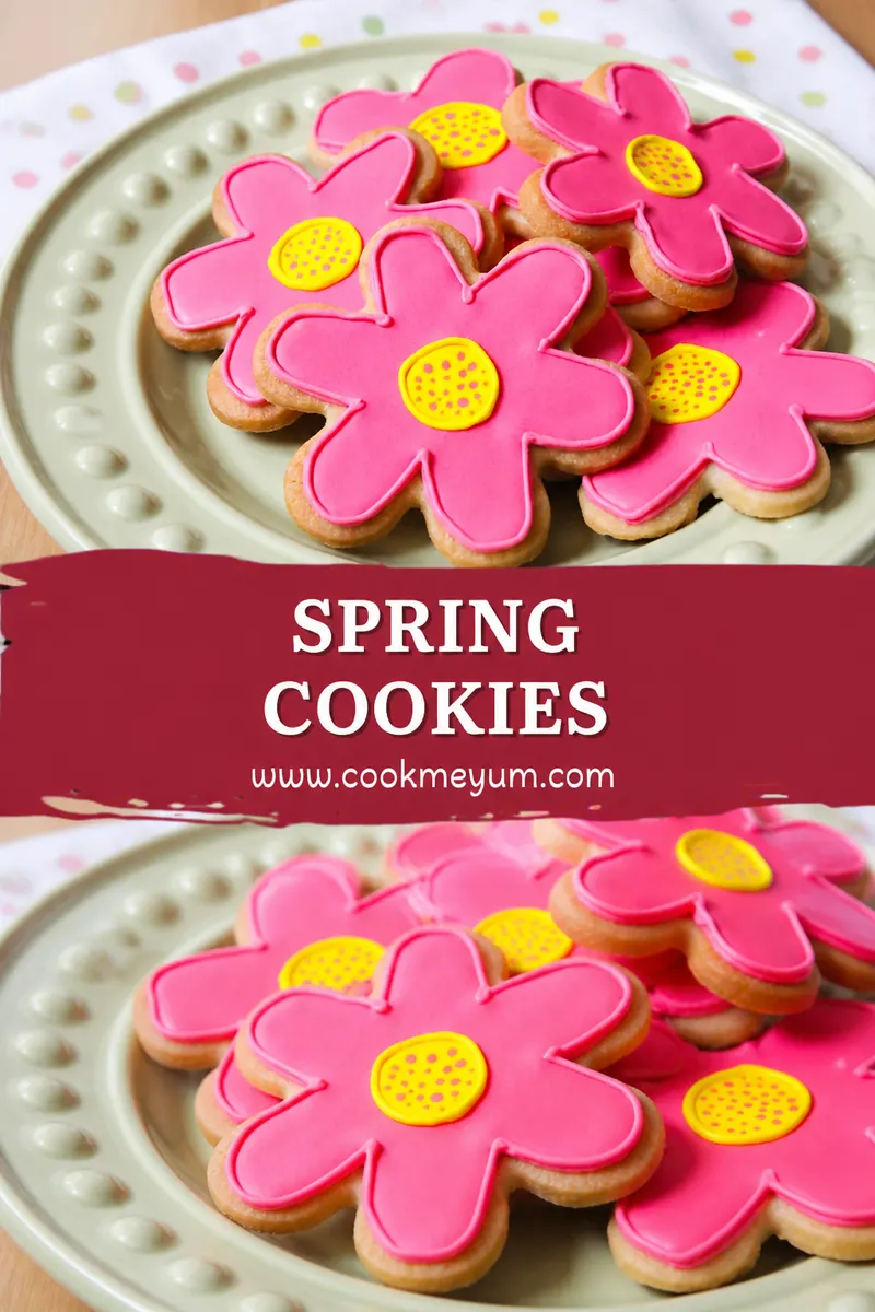 Spring Cookies Flavorful – Vanilla Bean and Rose Water