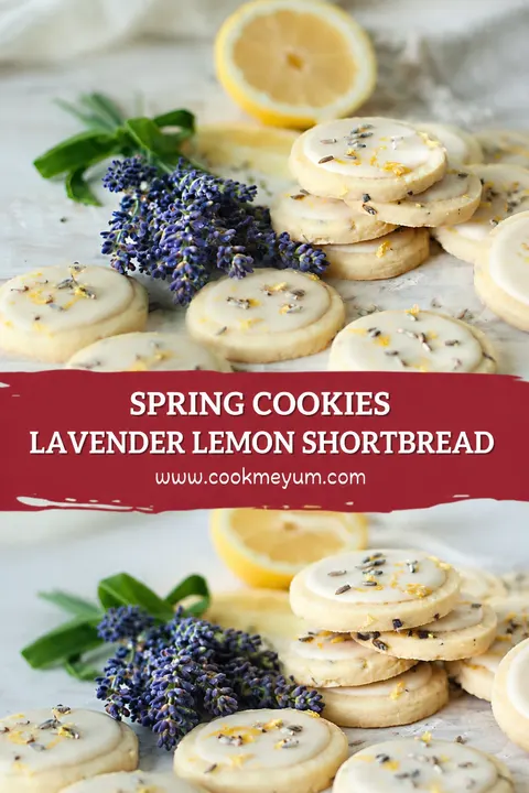 Spring Cookies Lavender Lemon Shortbread – Light and Delicate