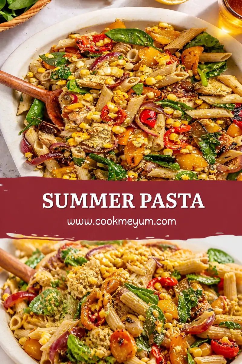 Summer Pasta Creamy – Avocado and Spinach Delight