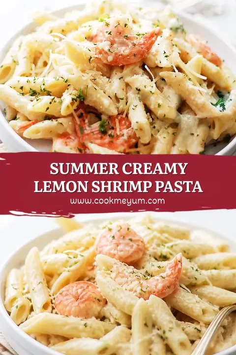 Summer Pasta Creamy – Lemon and Shrimp Perfection