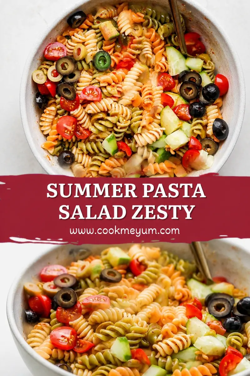 Summer Pasta Salad Zesty – Perfect for Outdoor Picnics