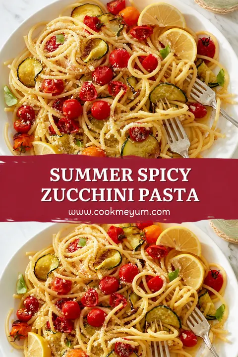 Summer Pasta Spicy – Quick and Zucchini-Packed
