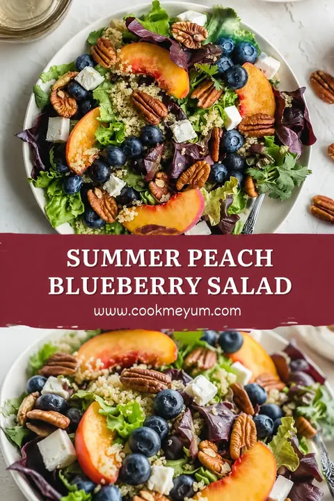 Summer Peach Blueberry Salad – Fresh and Refreshing