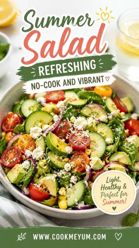 Summer Salad Refreshing – No-Cook and Vibrant