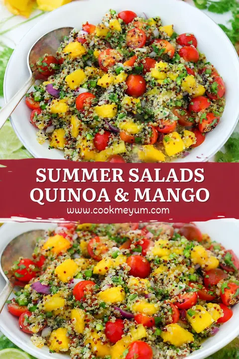 Summer Salads Quinoa & Mango – Refreshing and Light