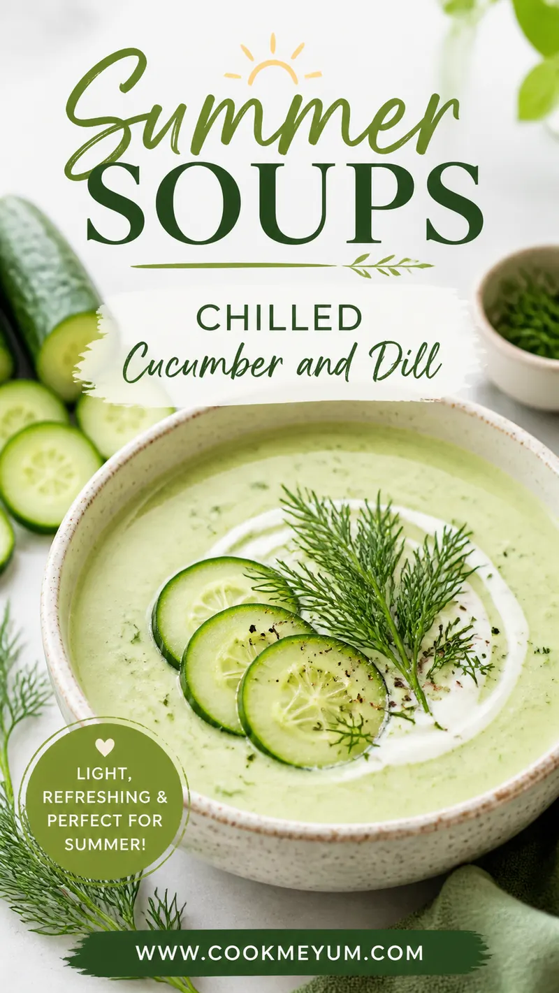 Summer Soups: Chilled Cucumber and Dill