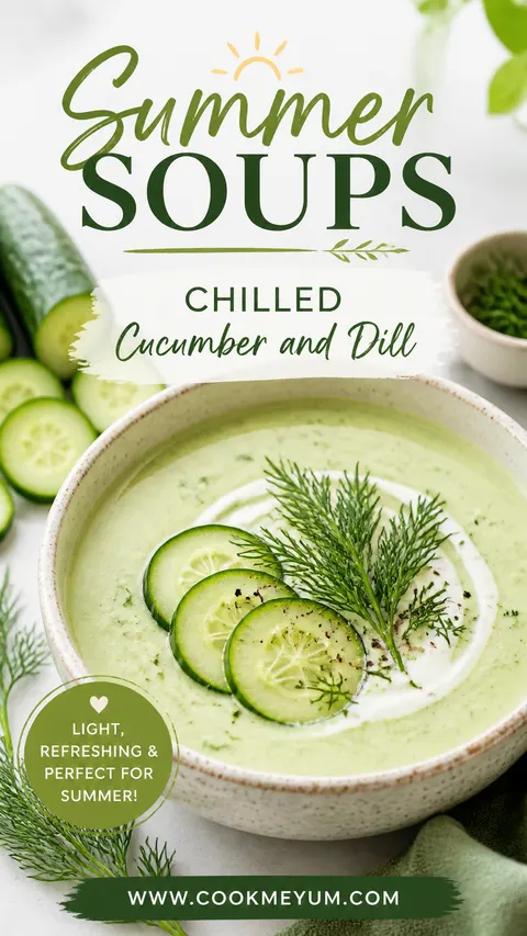 Summer Soups: Chilled Cucumber and Dill