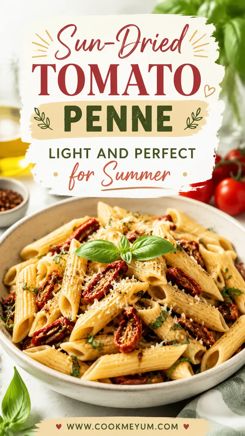 Sun-Dried Tomato Penne – Light and Perfect for Summer