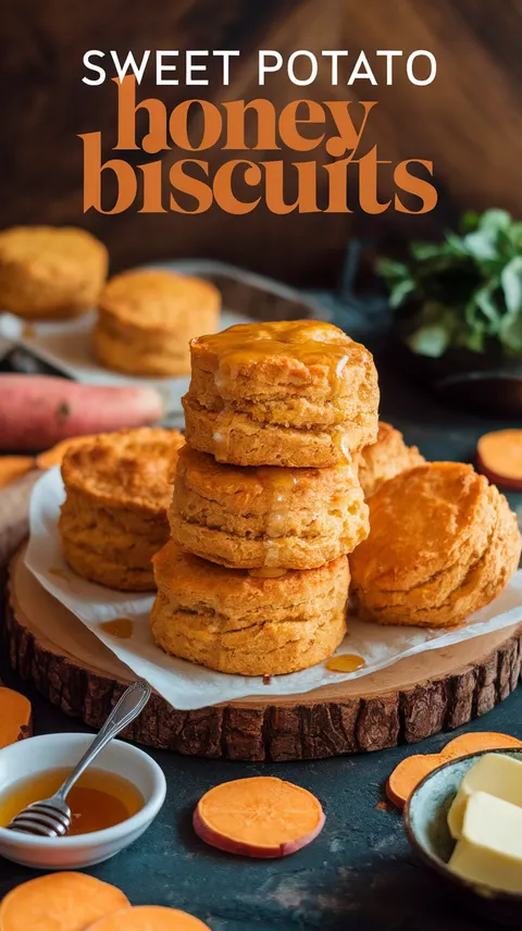 Sweet Potato Honey Biscuits