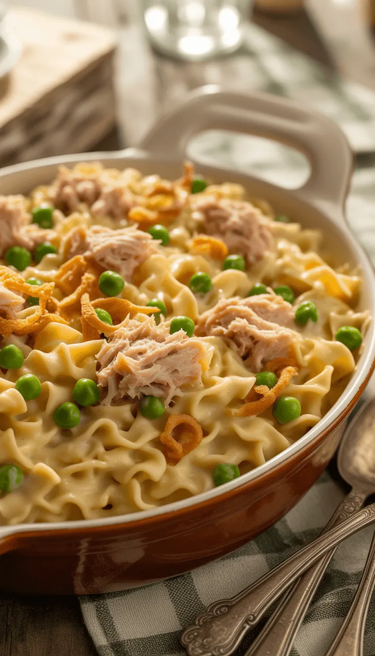 Tuna Noodle Casserole – Family Style