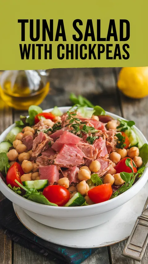 Tuna Salad with Chickpeas
