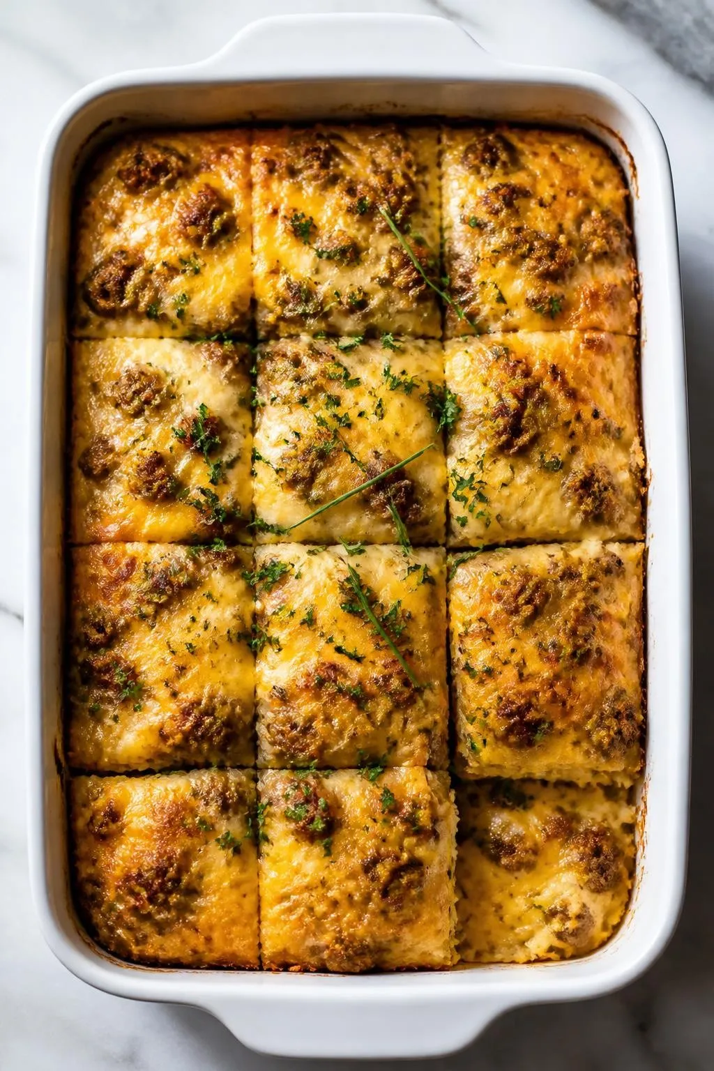 Turkey Sausage Breakfast Casserole – Make-Ahead & Feeds a Crowd