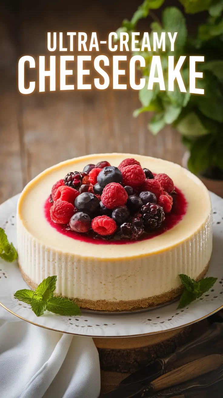 Ultra-Creamy Cheesecake Recipe