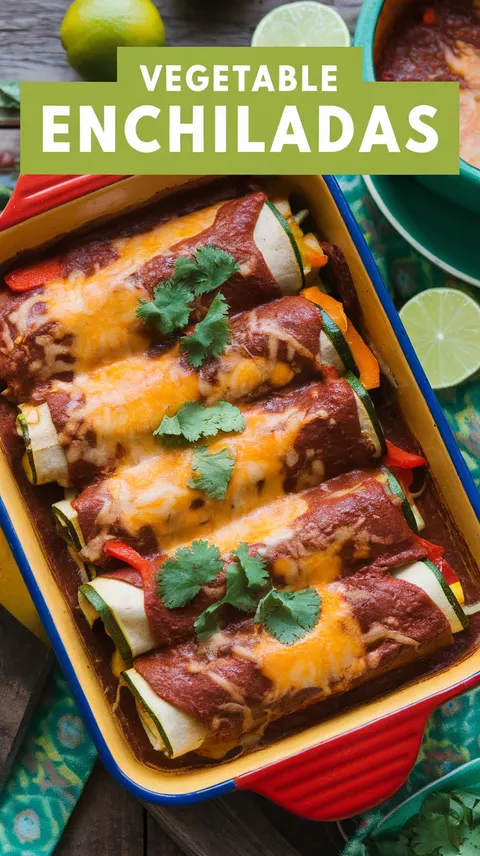 Vegetable Enchiladas