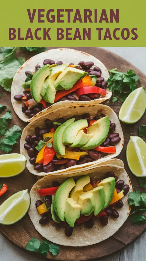 Vegetarian Black Bean Tacos
