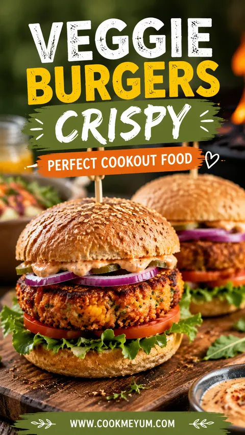 Veggie Burgers Crispy – Perfect Cookout Food
