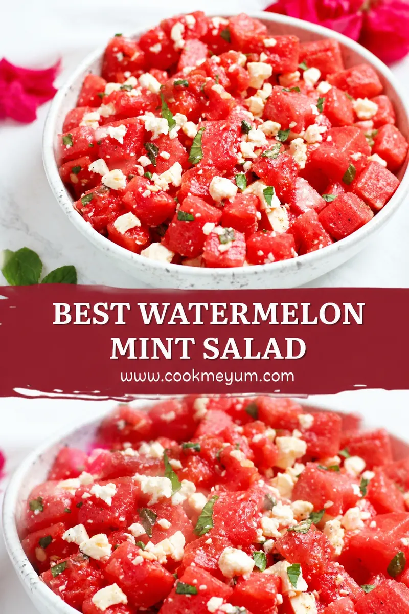 Watermelon Mint Salad – Refreshing for Summer