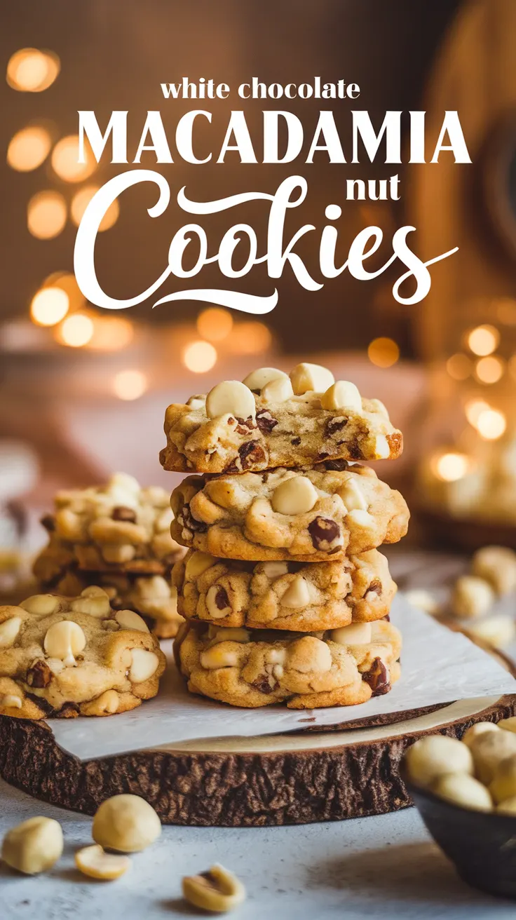 White Chocolate Macadamia Nut Cookies