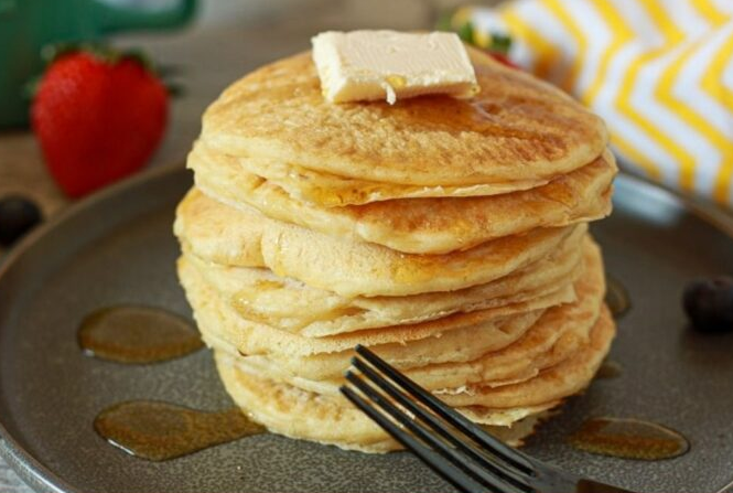 Vegan Version of Cracker Barrel’s Breakfast Pancakes