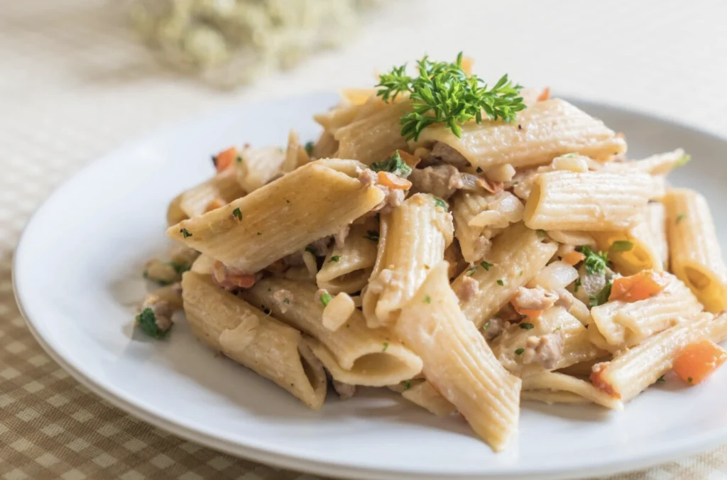 Garlic Parmesan Chicken Pasta