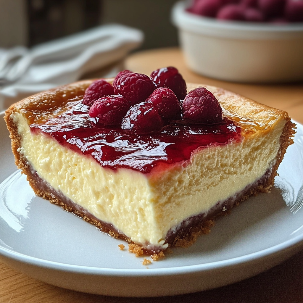 Zapekanka Ukrainian cheesecake