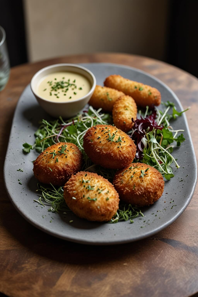 Crispy Chicken and Potato Croquettes: An Elegant Party Appetizer