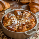Almond Croissant Bread Pudding