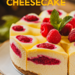 Cheesecake Factory Style Lemon Raspberry Cheesecake