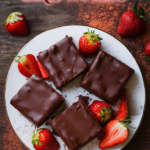 Chocolate Covered Strawberry Brownies