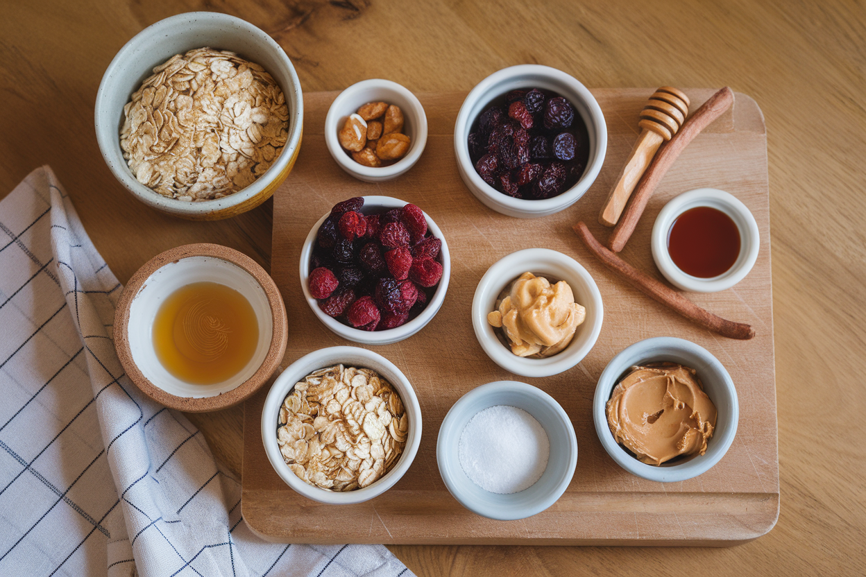 Fruit Granola Bars Ingredients