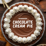 Homemade Chocolate Cream Pie