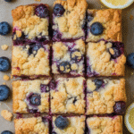 Lemon Blueberry Crumble Bars