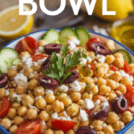 Mediterranean Chickpea Bowl