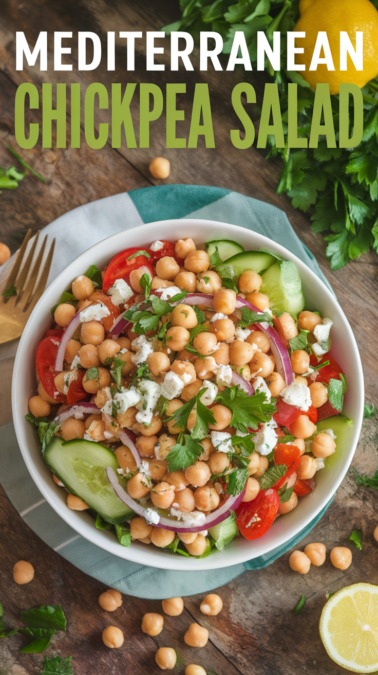 Mediterranean Chickpea Salad
