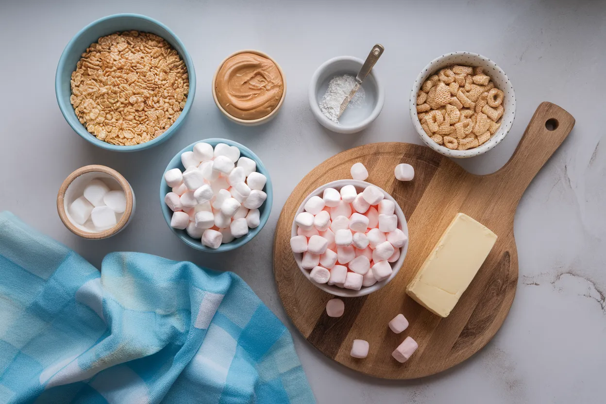 Peanut Butter Rice Crispy Treats Ingredients