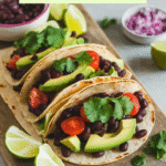 Avocado and Black Bean Tacos