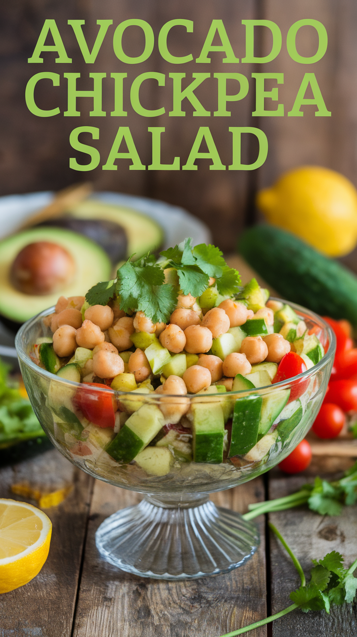 Avocado Chickpea Salad