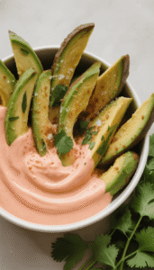 Avocado Fries with Dipping Sauce