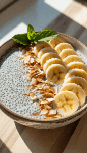 Banana Chia Pudding