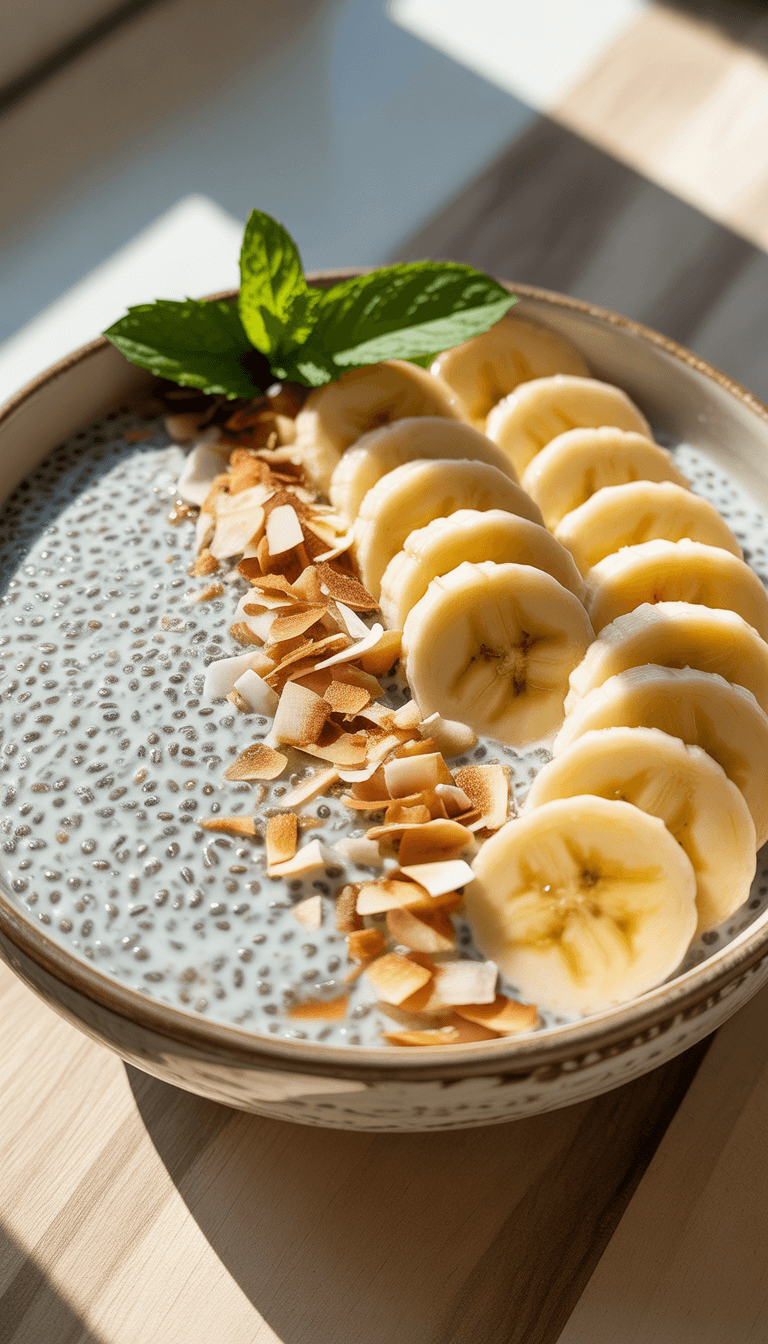 Banana Chia Pudding