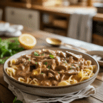 Beef Stroganoff - Family Style