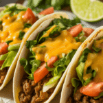 Beef Tacos with Extra Cheese