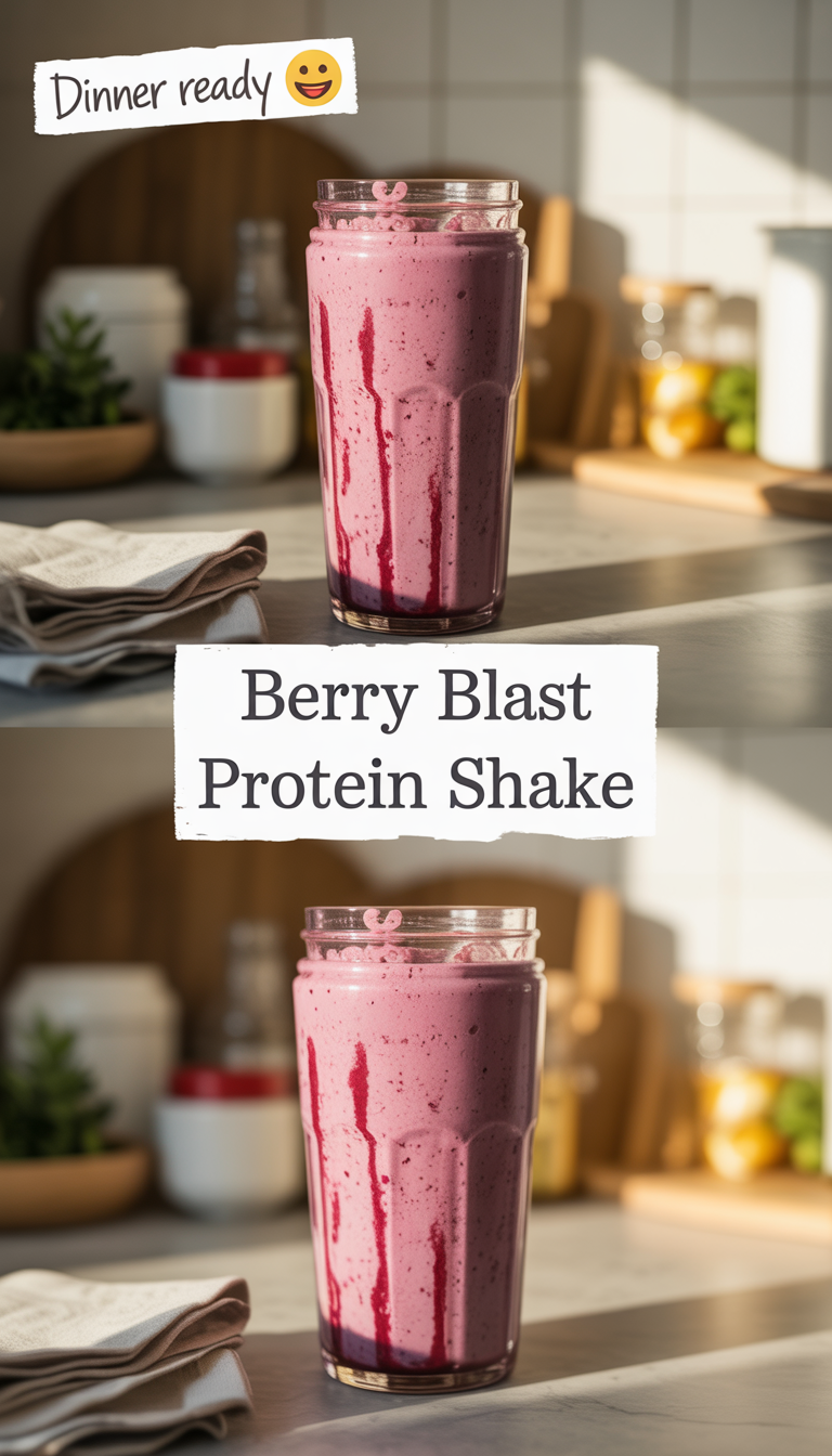 Berry Blast Protein Shake