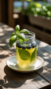 Blueberry Basil Lemonade